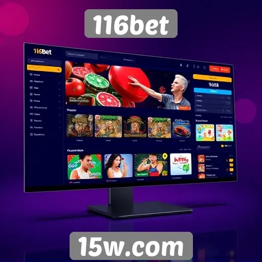 A evolução do design da interface do 116bet